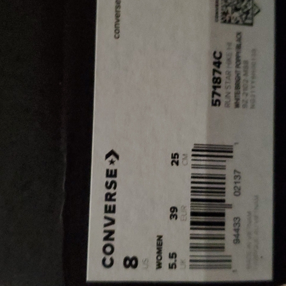 Converse Run Star Hike High 'Made With Love' Platform WOMEN SZ / 571874C - Picture 15 of 16